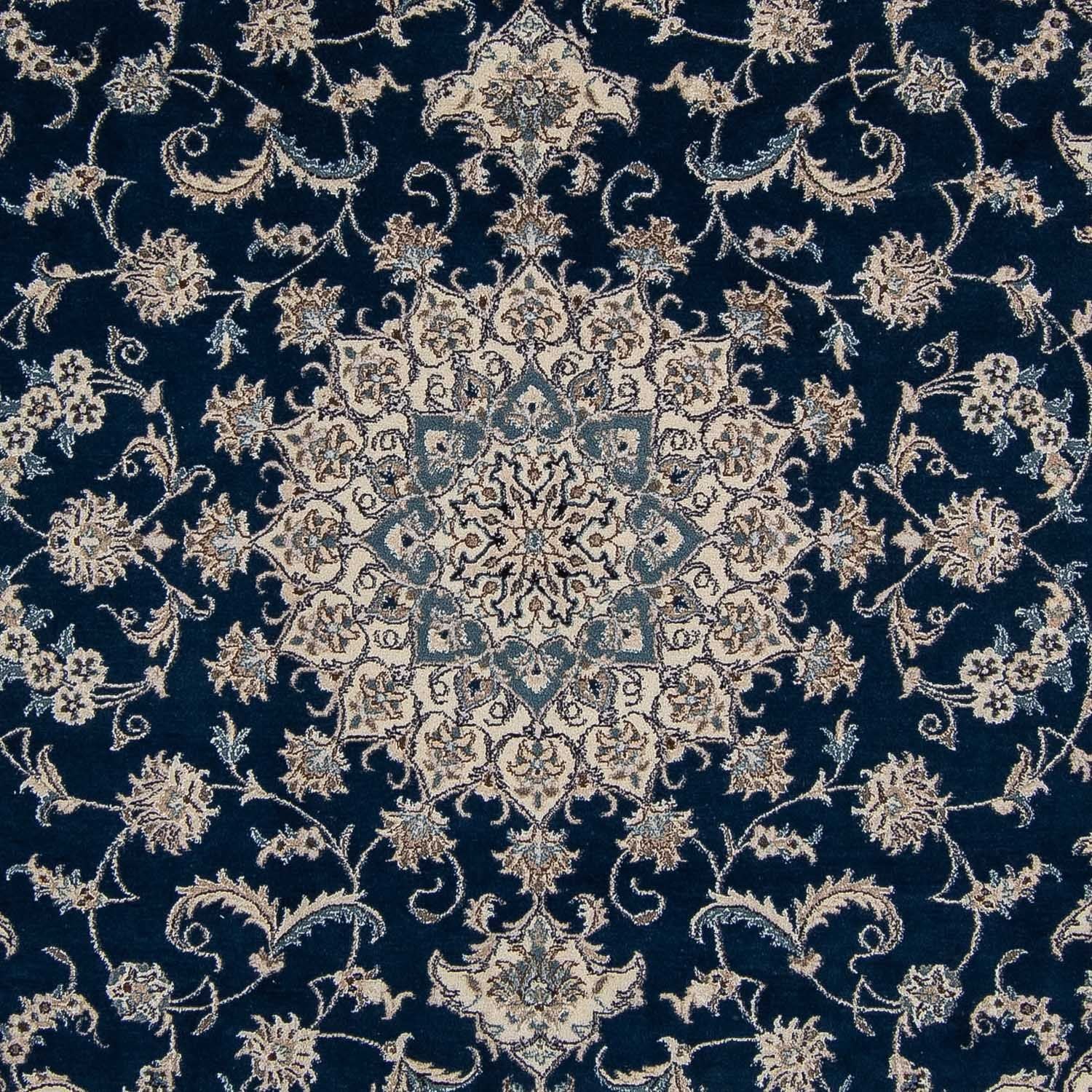 Tappeto Persero - Nain - 345 x 244 cm - blu scuro