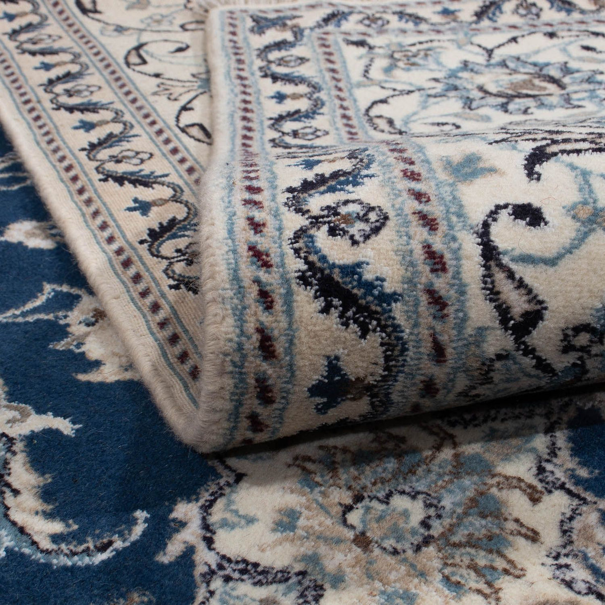 Tappeto Persero - Nain - 345 x 244 cm - blu scuro