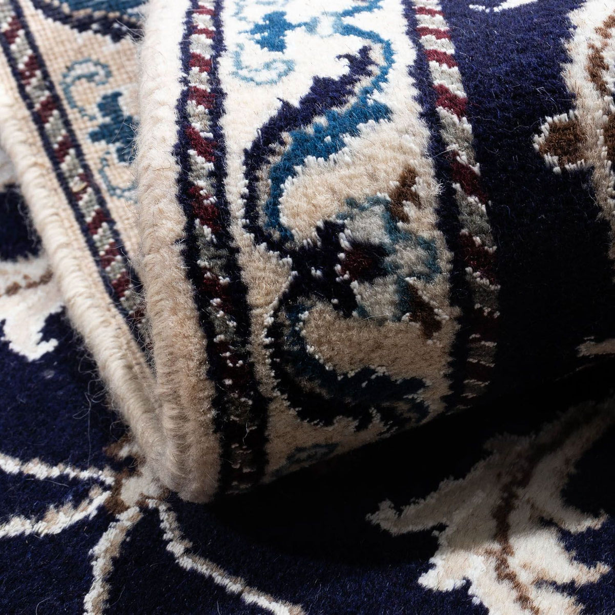 Tappeto Persero - Nain - 136 x 68 cm - blu scuro