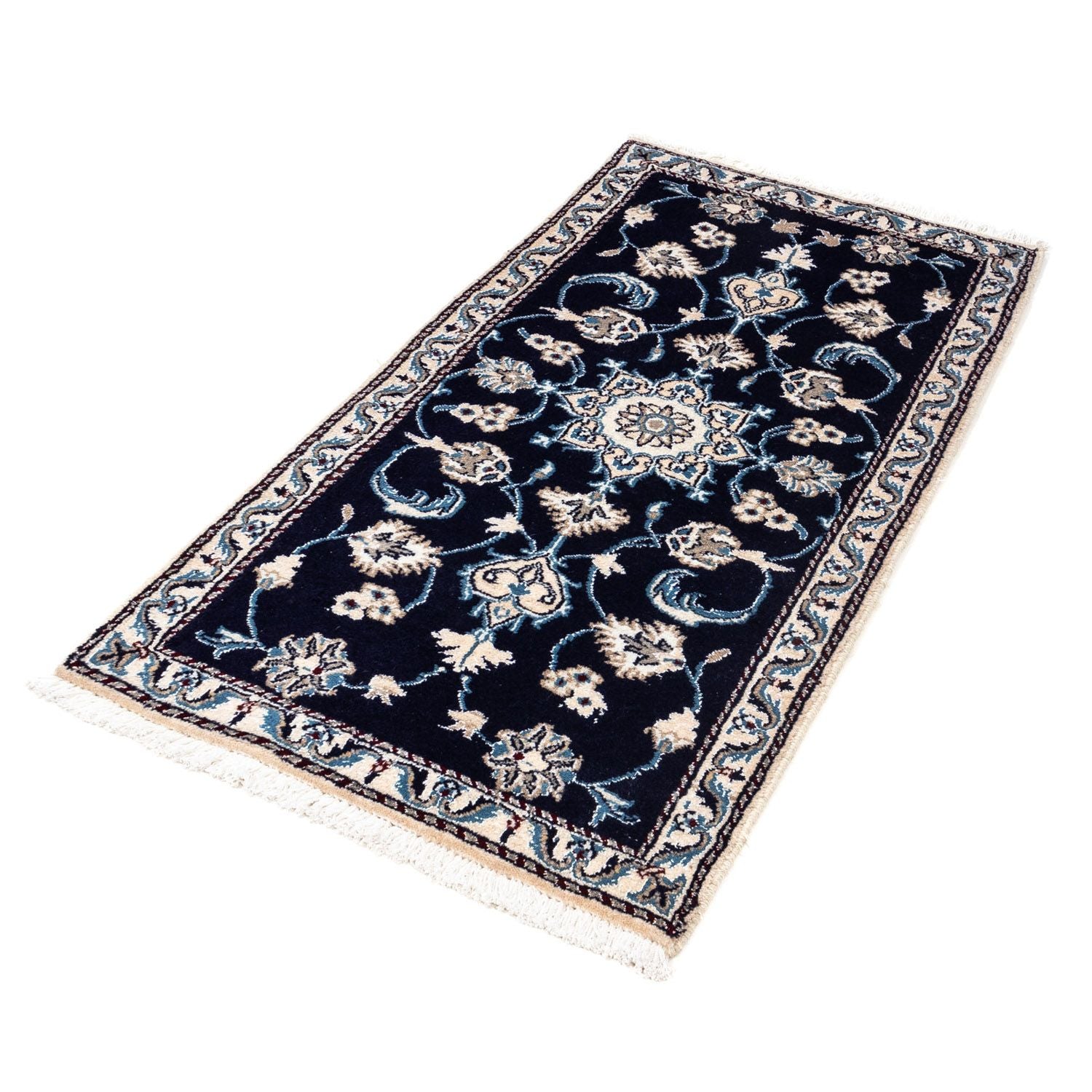 Tappeto Persero - Nain - 141 x 67 cm - blu scuro