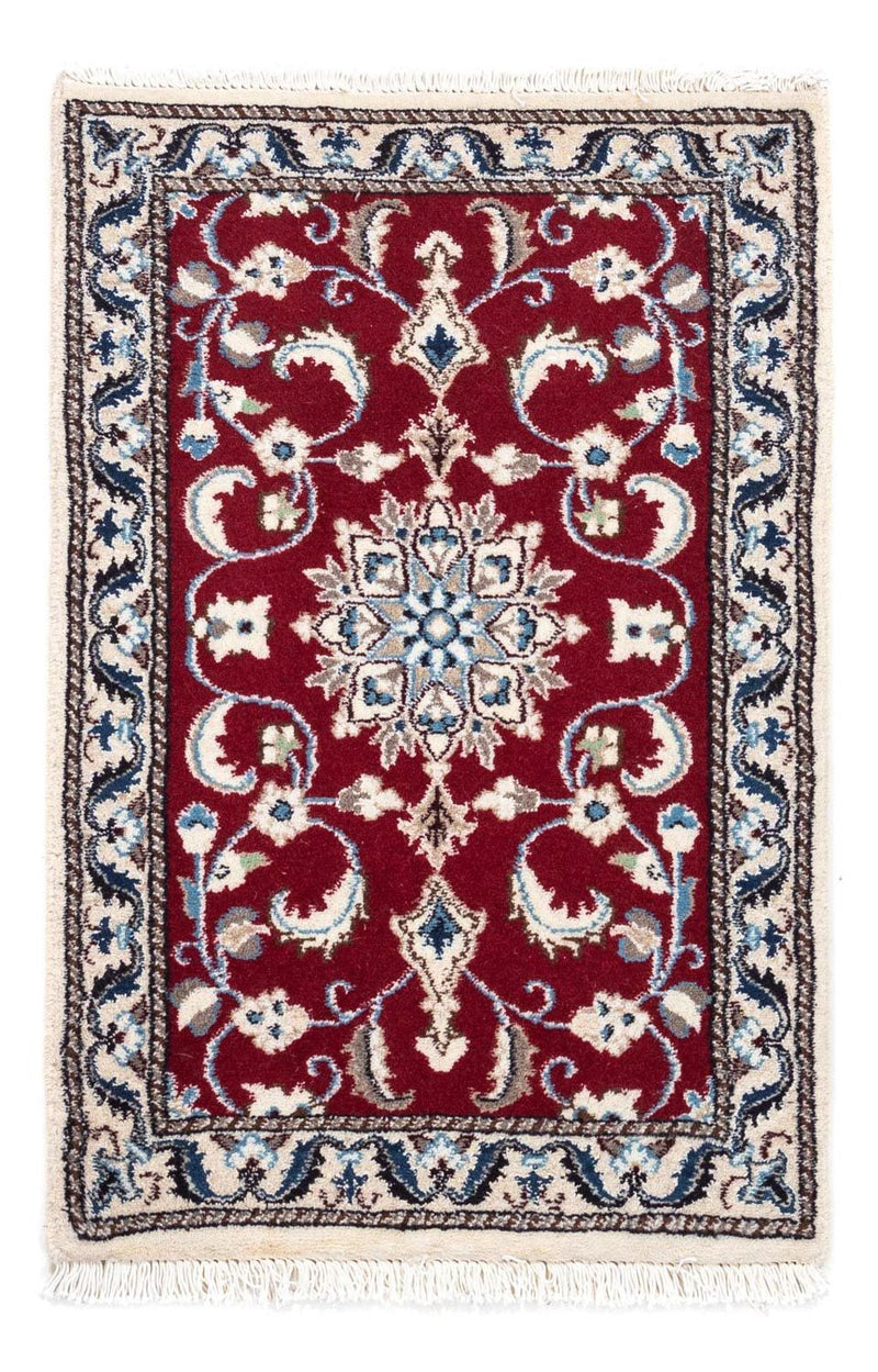 Tappeto Persero - Nain - 90 x 60 cm - rosso scuro