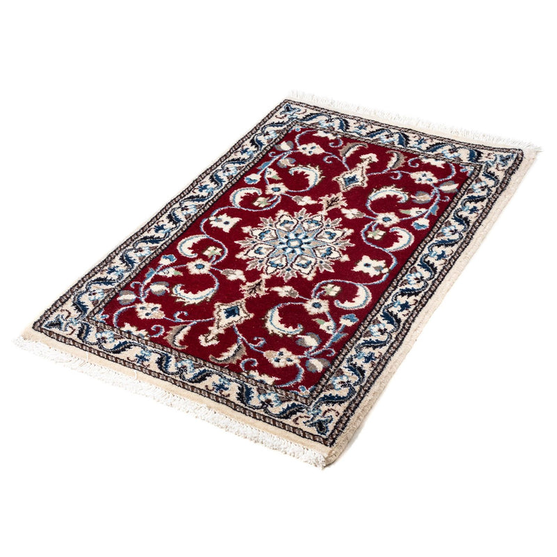 Tappeto Persero - Nain - 90 x 60 cm - rosso scuro