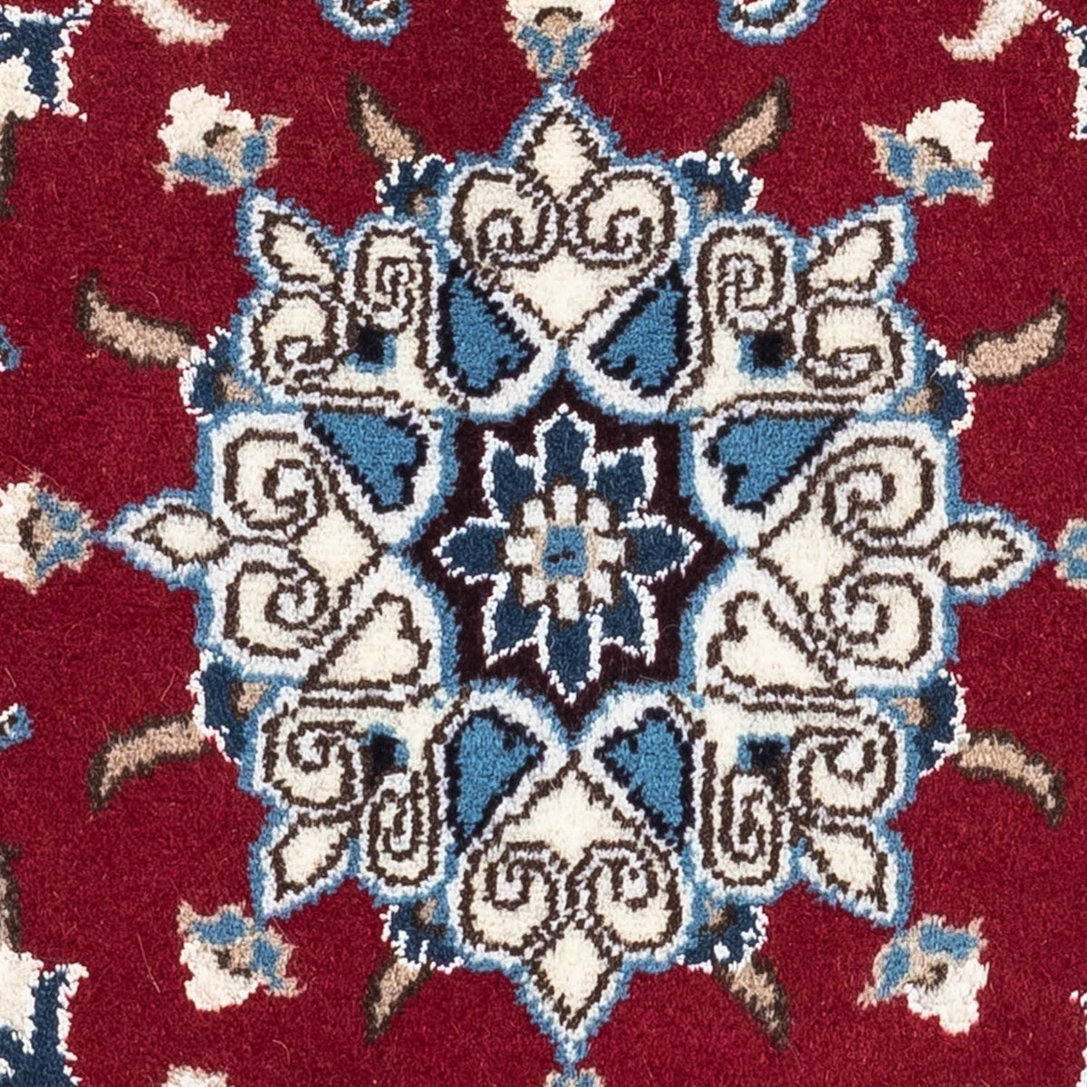 Tappeto Persero - Nain - 90 x 60 cm - rosso scuro