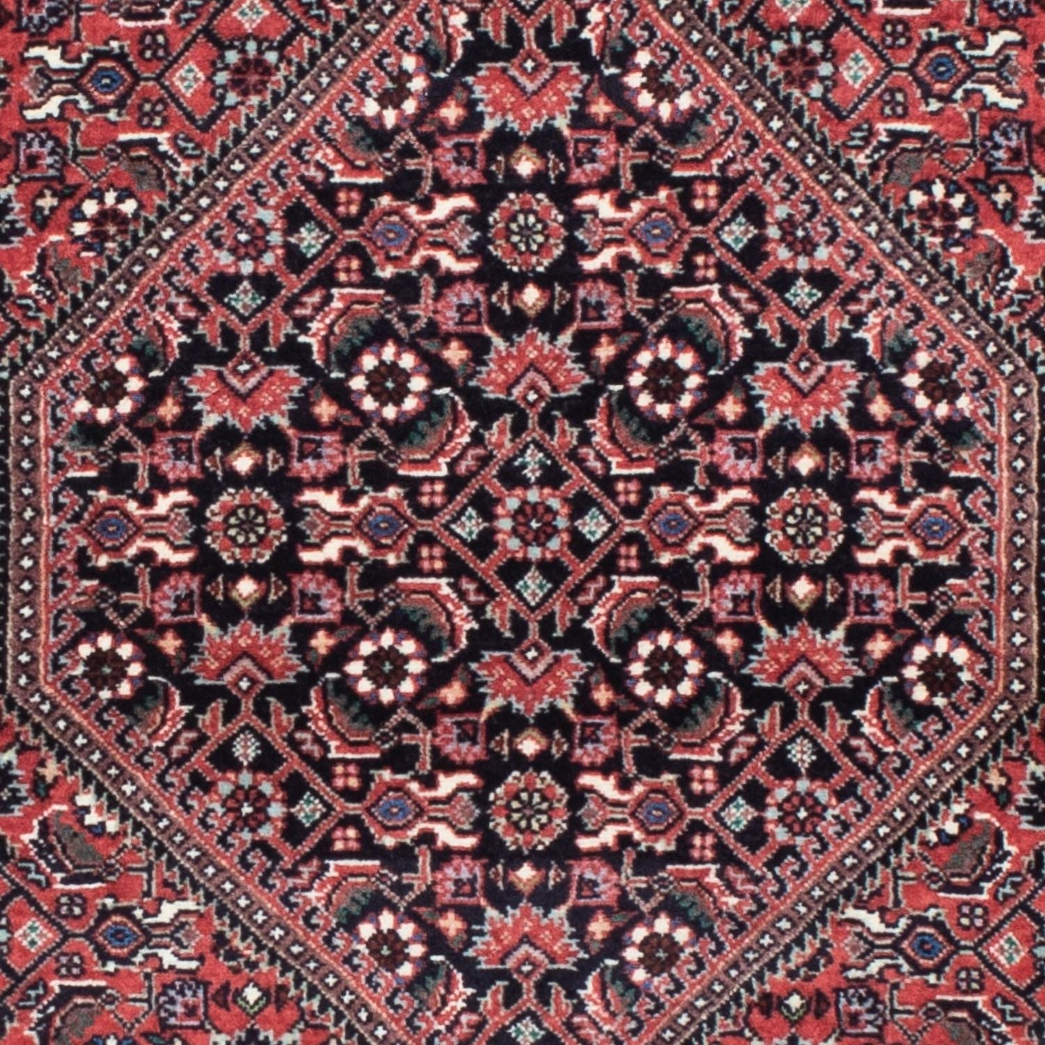 Tappeto corsia Tappeto Persero - Bidjar - 196 x 72 cm - blu scuro