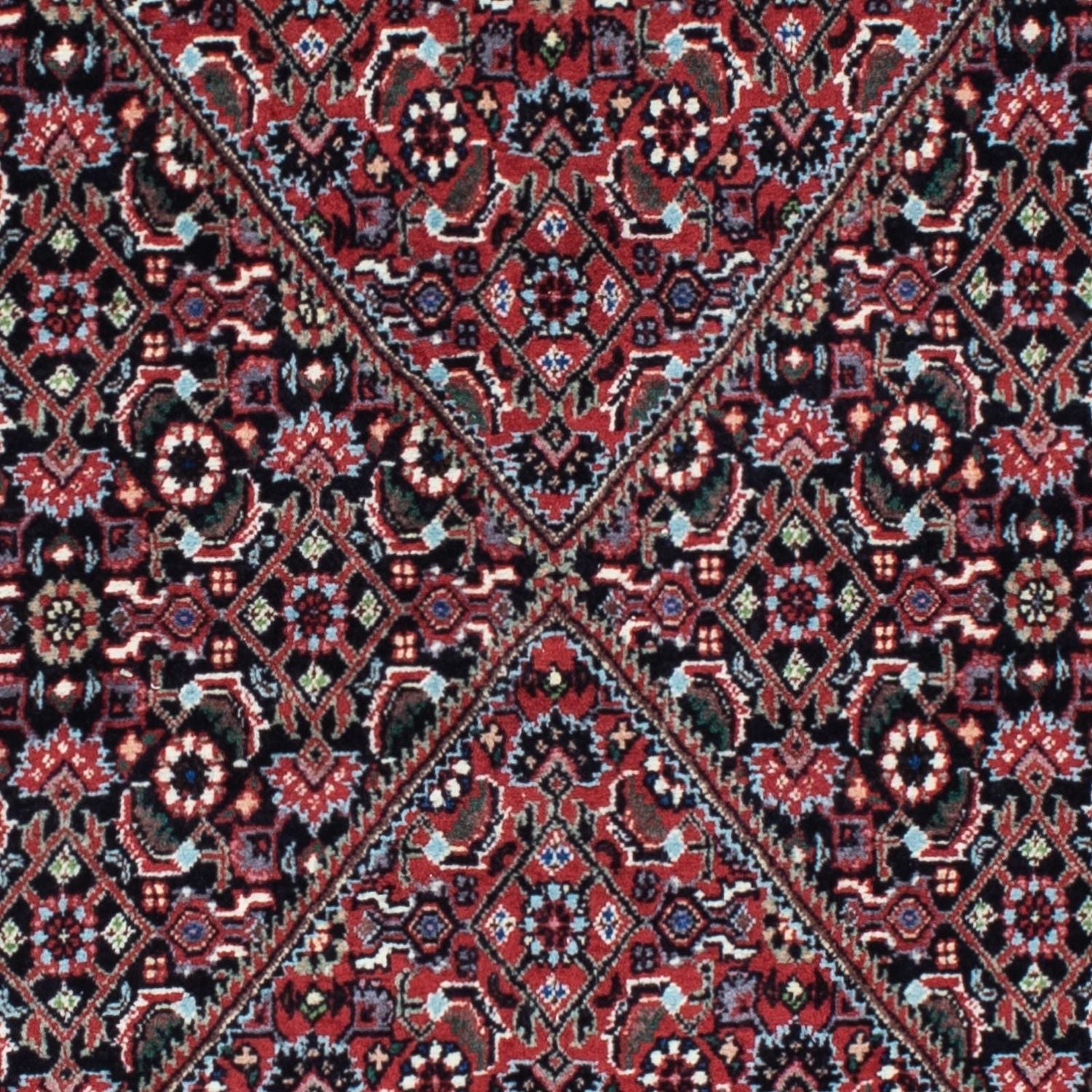 Tappeto corsia Tappeto Persero - Bidjar - 205 x 73 cm - blu scuro