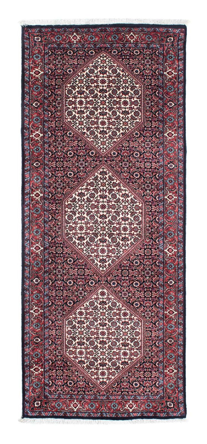 Tappeto corsia Tappeto Persero - Bidjar - 190 x 74 cm - blu scuro