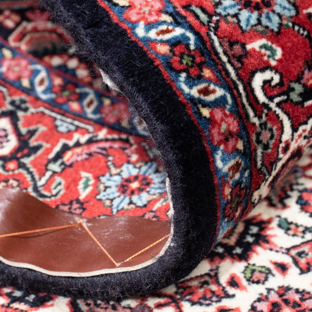 Tappeto corsia Tappeto Persero - Bidjar - 190 x 74 cm - blu scuro