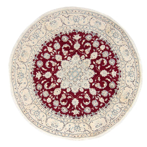 Tappeto Persero - Nain rotondo  - 245 x 245 cm - rosso scuro