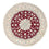 Tappeto Persero - Nain rotondo  - 245 x 245 cm - rosso scuro