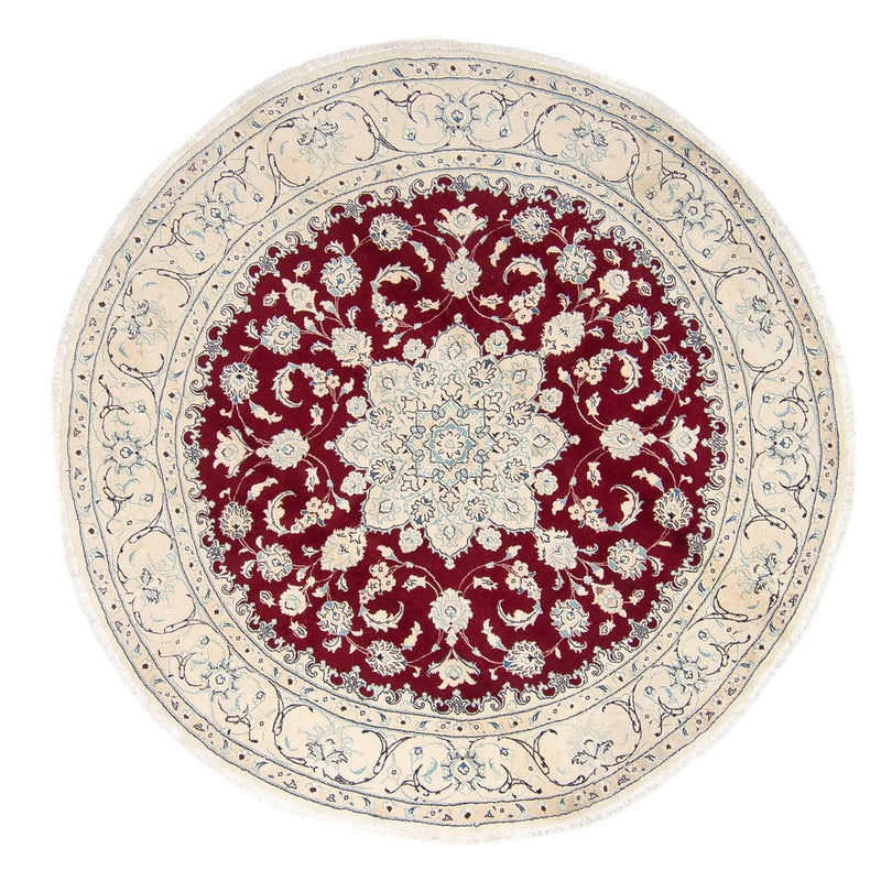 Tappeto Persero - Nain rotondo  - 245 x 245 cm - rosso scuro