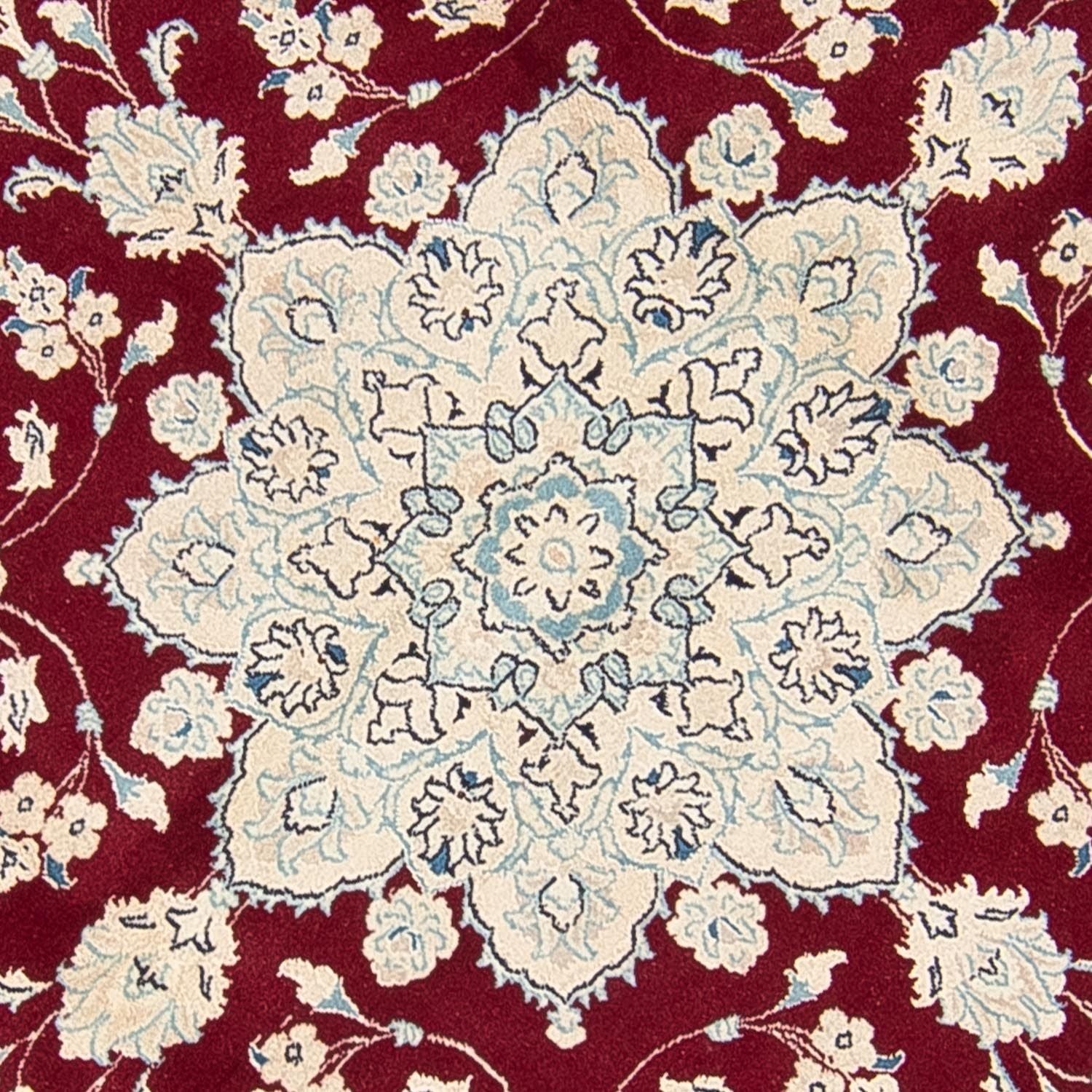 Tappeto Persero - Nain rotondo  - 245 x 245 cm - rosso scuro
