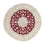 Tappeto Persero - Nain rotondo  - 245 x 245 cm - rosso scuro