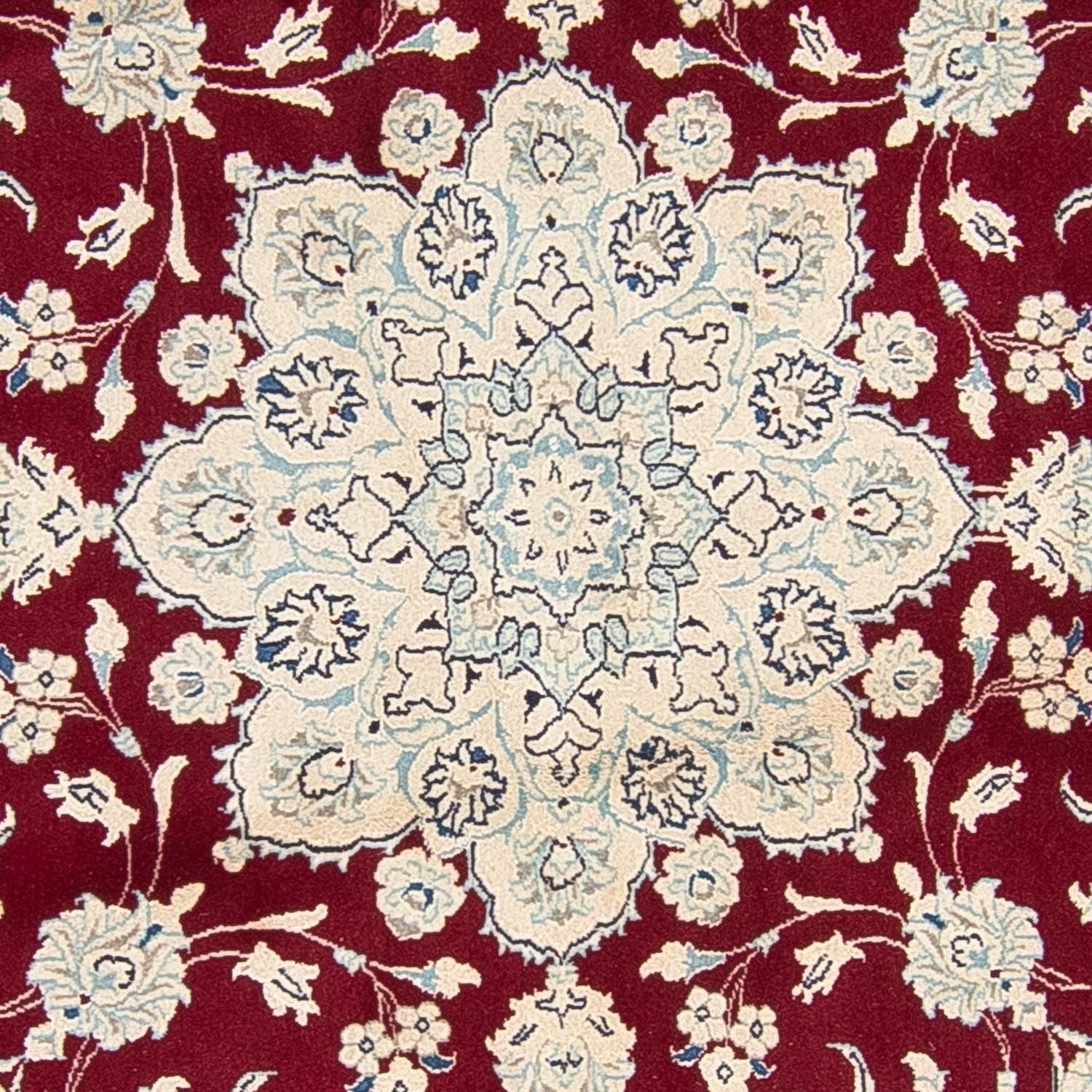Tappeto Persero - Nain rotondo  - 245 x 245 cm - rosso scuro