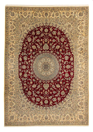Tappeto Persero - Nain - Reale - 408 x 300 cm - rosso scuro