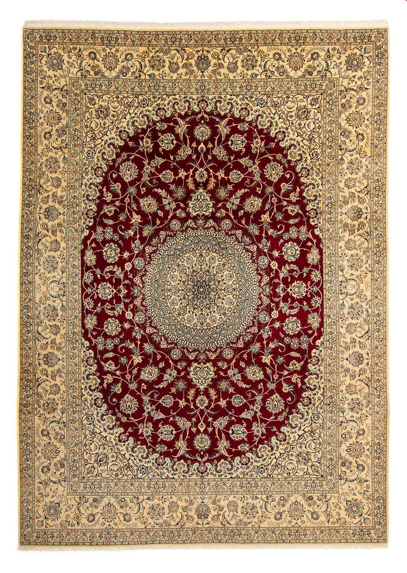 Tappeto Persero - Nain - Reale - 408 x 300 cm - rosso scuro