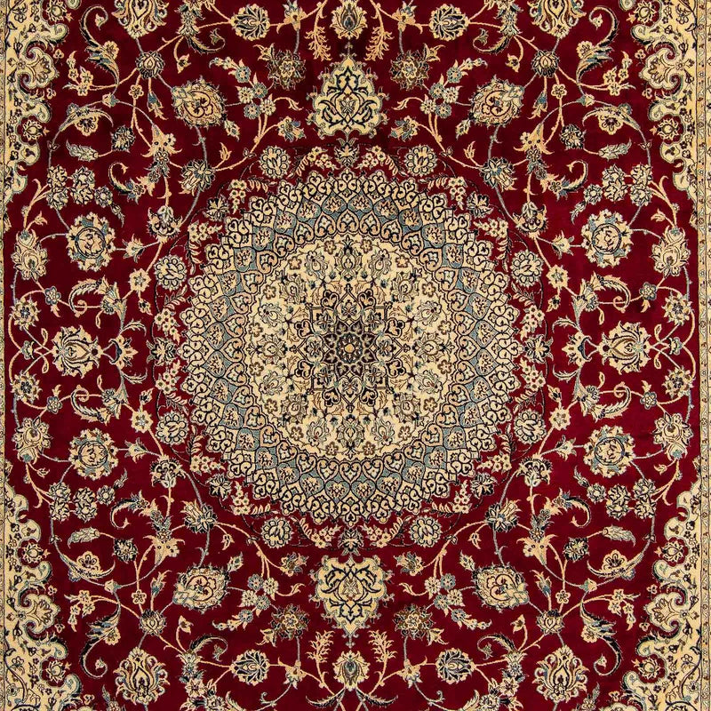 Tappeto Persero - Nain - Reale - 408 x 300 cm - rosso scuro