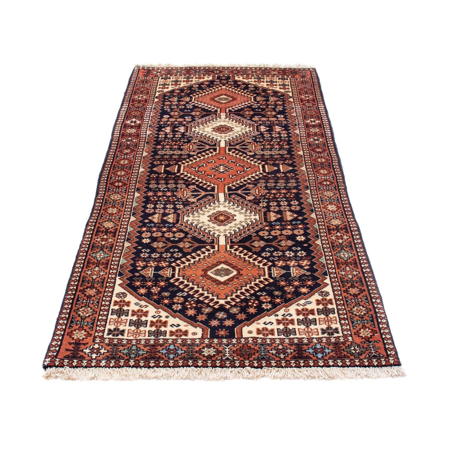 Tappeto corsia Tappeto Persero - Nomade - 193 x 83 cm - blu scuro