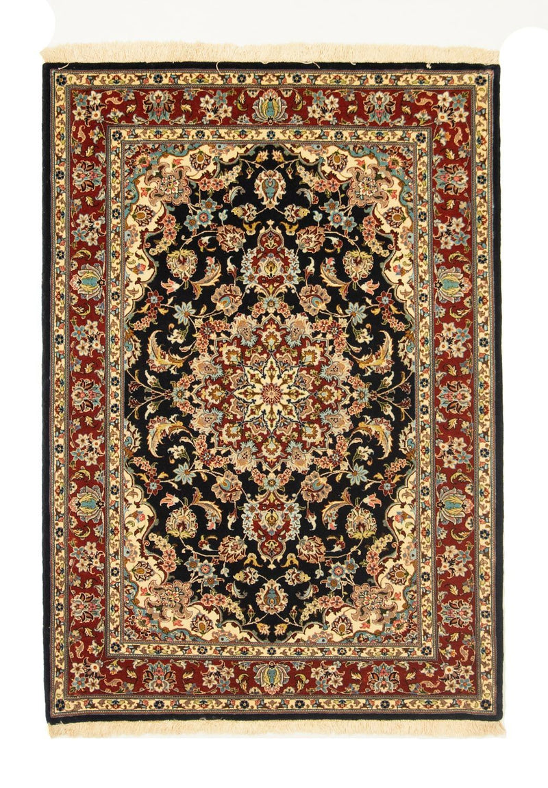 Tappeto Persero - Ghom - 151 x 105 cm - nero