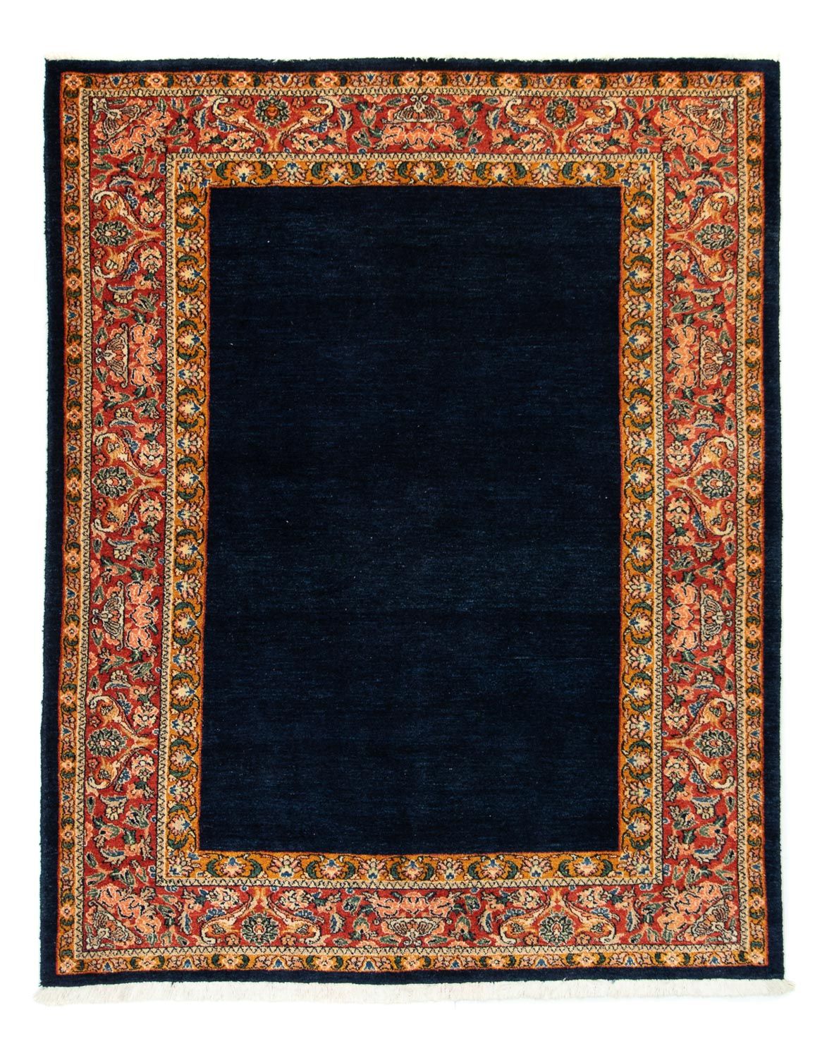 Tappeto Gabbeh - Loribaft Persero - 189 x 147 cm - blu scuro