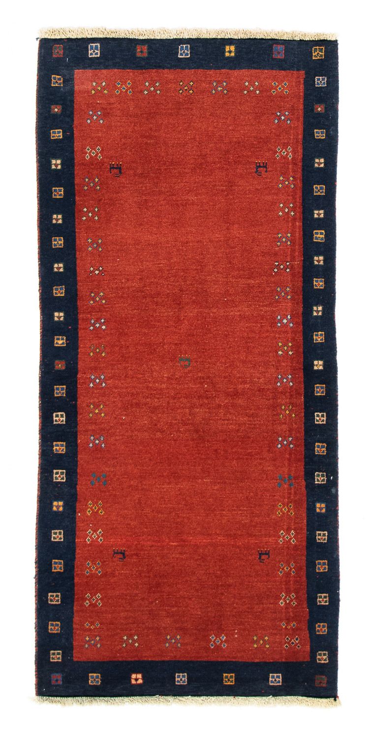 Tappeto corsia Tappeto Gabbeh - Loribaft Persero - 190 x 85 cm - rosso