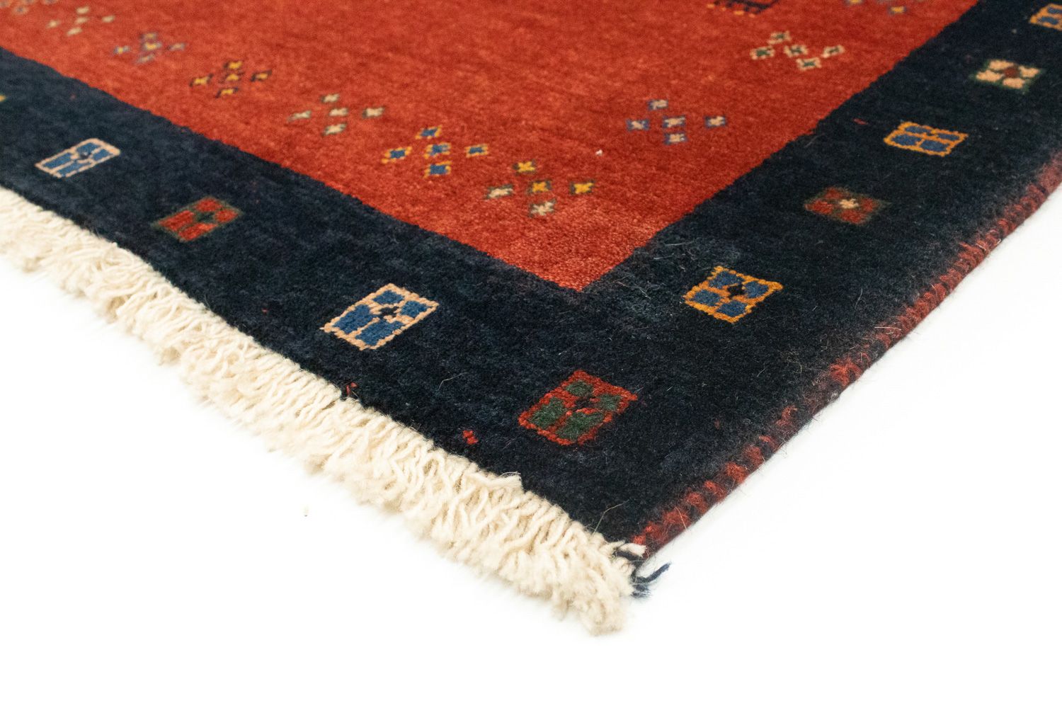 Tappeto corsia Tappeto Gabbeh - Loribaft Persero - 190 x 85 cm - rosso