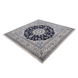 Tappeto Persero - Nain quadrato  - 198 x 192 cm - blu scuro