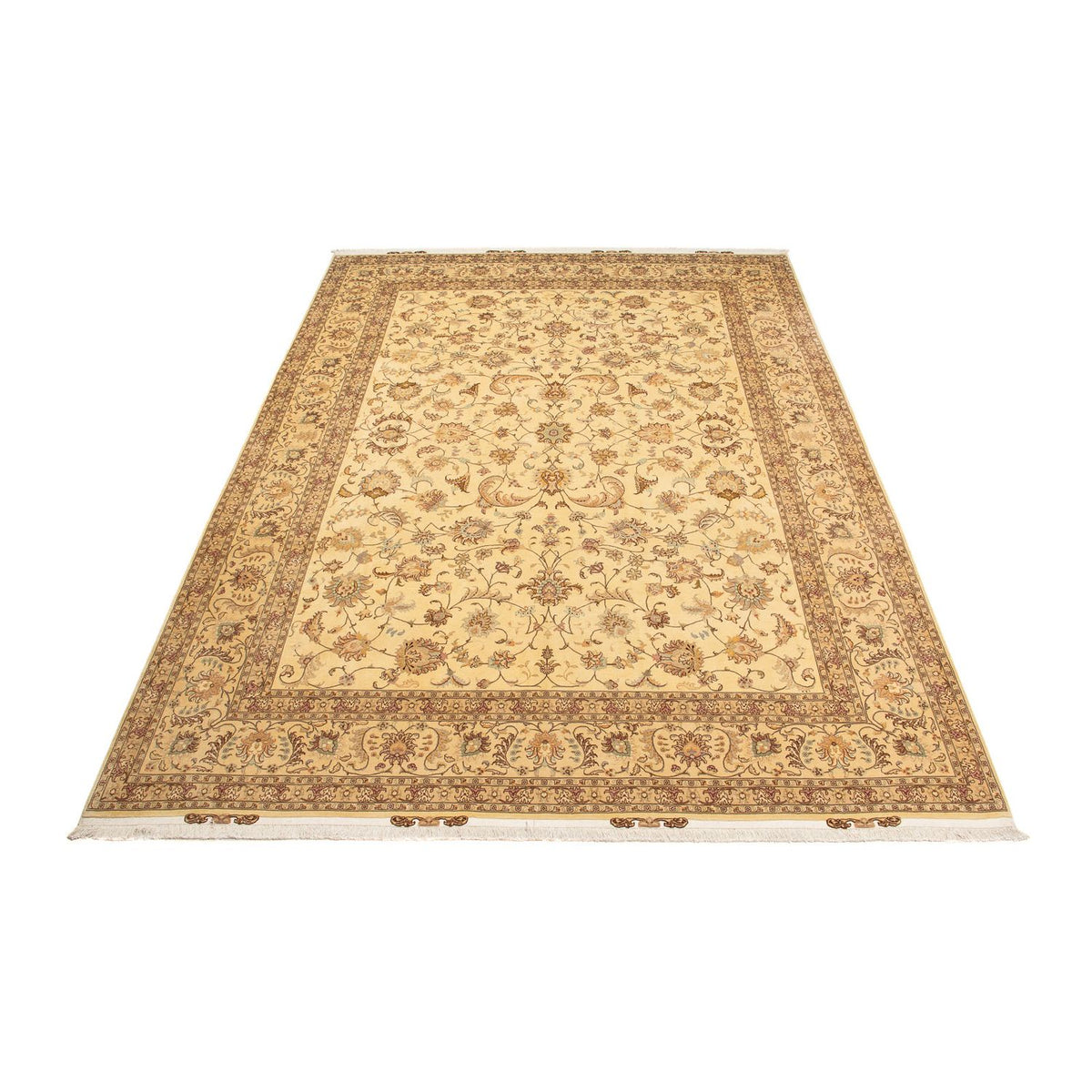 Tappeto Persero - Tabriz - Reale - 393 x 298 cm - marrone chiaro