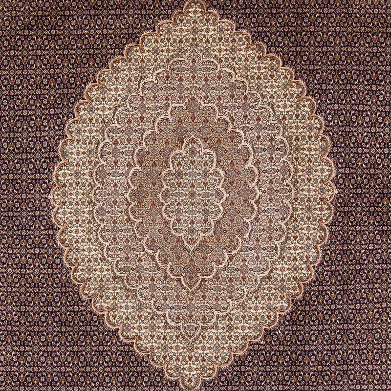 Tappeto Persero - Tabriz - 354 x 250 cm - marrone chiaro