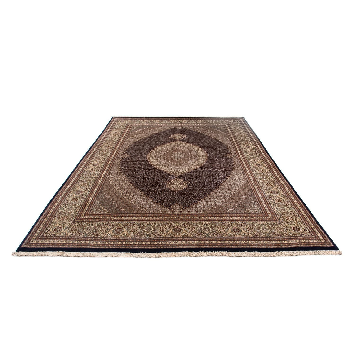 Tappeto Persero - Tabriz - 354 x 250 cm - marrone chiaro