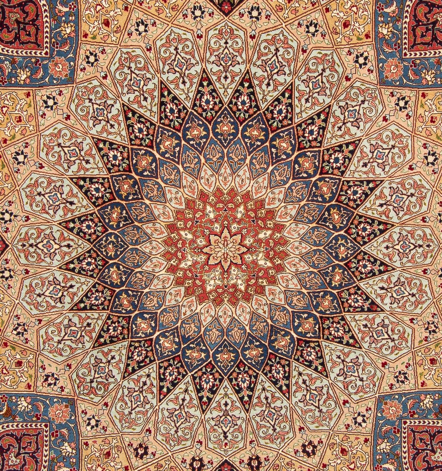 Tappeto Persero - Tabriz - Reale - 251 x 203 cm - multicolore