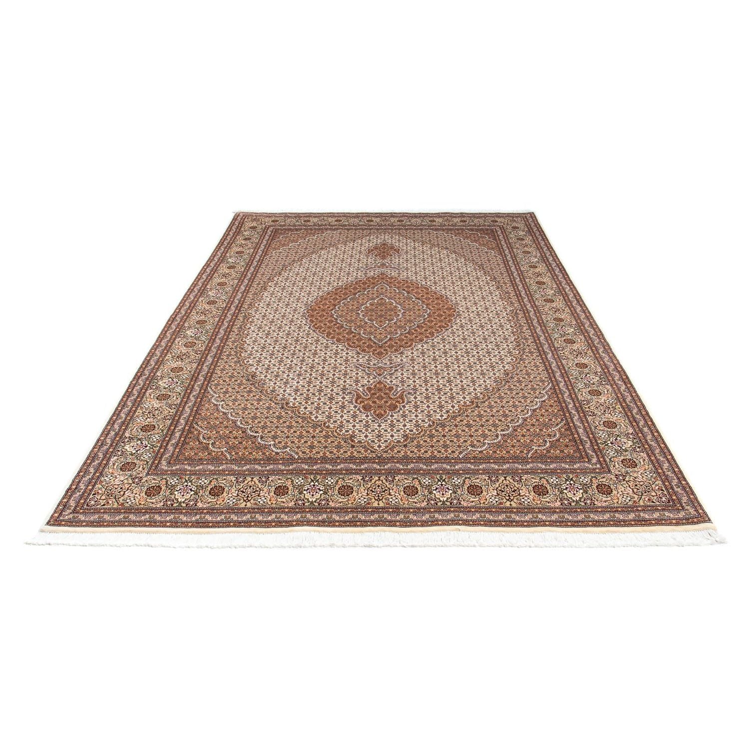 Tappeto Persero - Tabriz - 250 x 168 cm - marrone chiaro