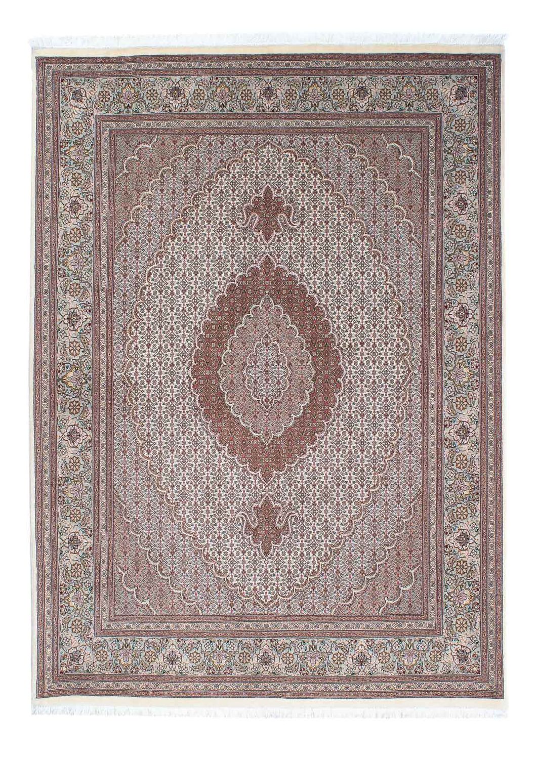 Tappeto Persero - Tabriz - Reale - 210 x 150 cm - marrone chiaro