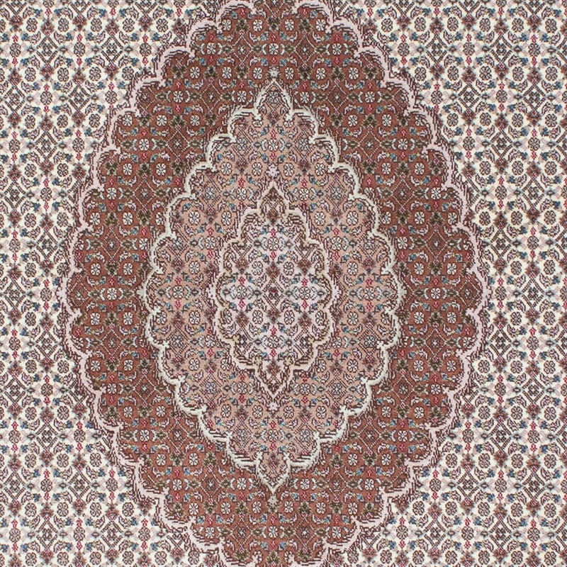 Tappeto Persero - Tabriz - Reale - 210 x 150 cm - marrone chiaro
