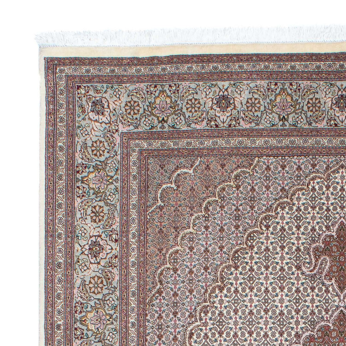 Tappeto Persero - Tabriz - Reale - 210 x 150 cm - marrone chiaro