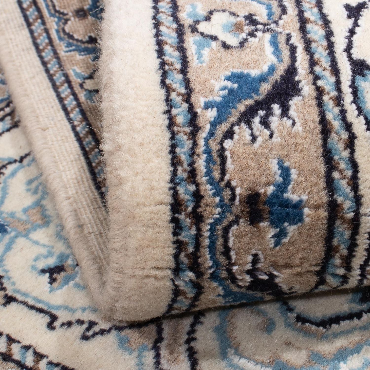 Tappeto Persero - Nain quadrato  - 196 x 194 cm - blu scuro