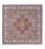 Tappeto Persero - Tabriz quadrato  - 153 x 150 cm - rosso scuro