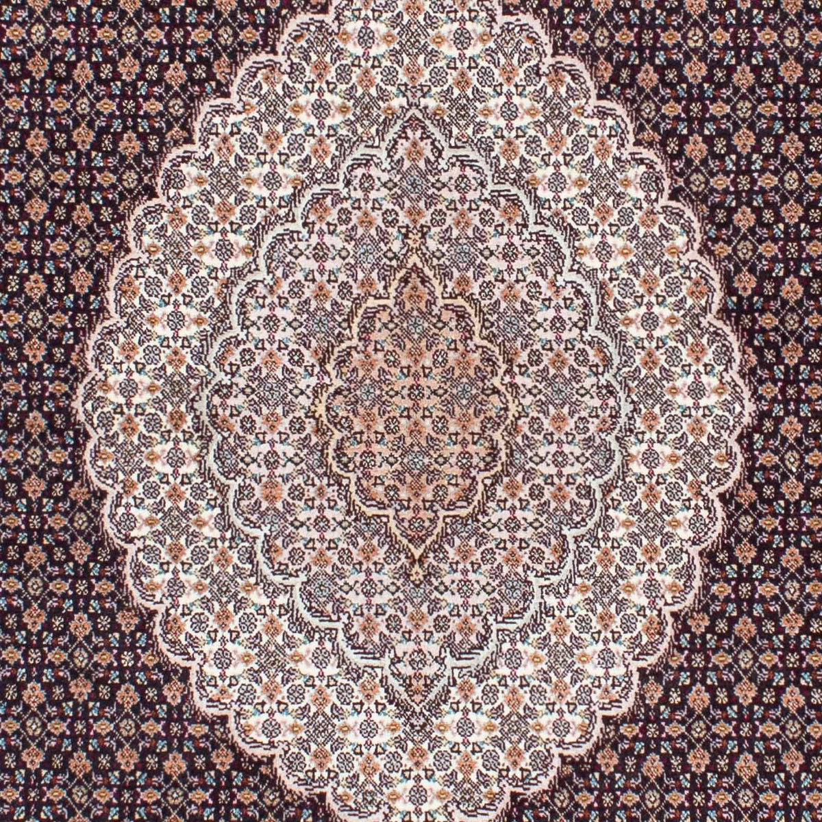 Tappeto Persero - Tabriz - 206 x 149 cm - marrone chiaro