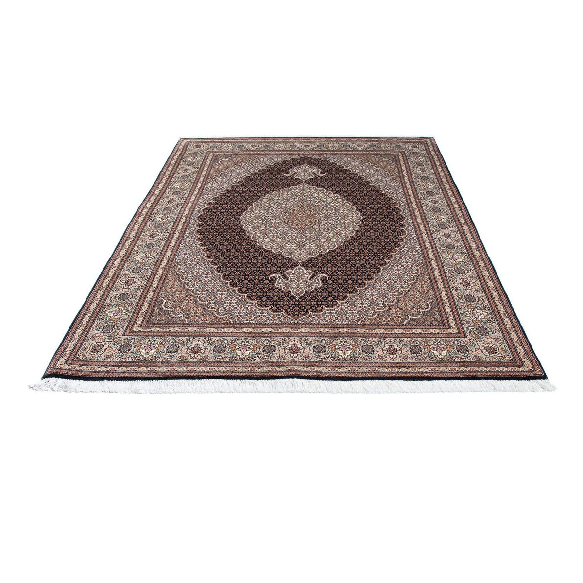 Tappeto Persero - Tabriz - 206 x 149 cm - marrone chiaro