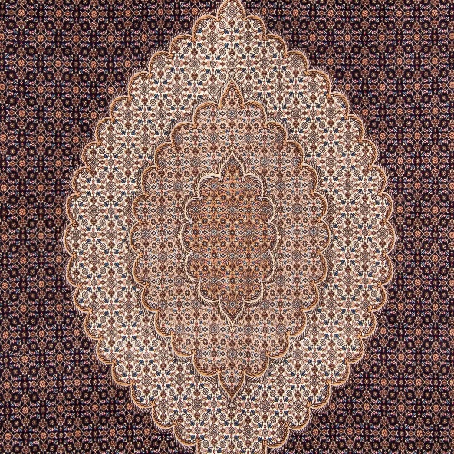 Tappeto Persero - Tabriz - 310 x 200 cm - blu scuro