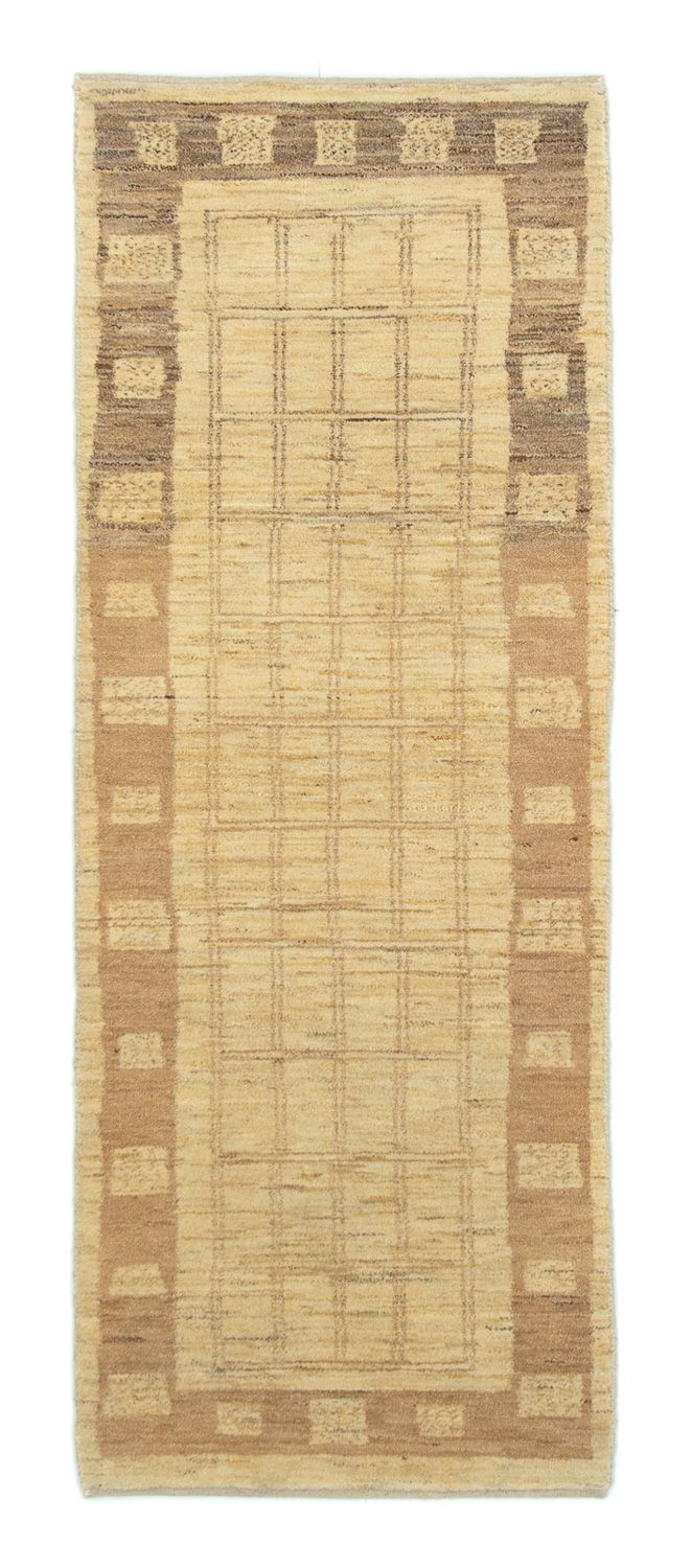 Tappeto corsia Tappeto Gabbeh - Persero - 188 x 68 cm - beige