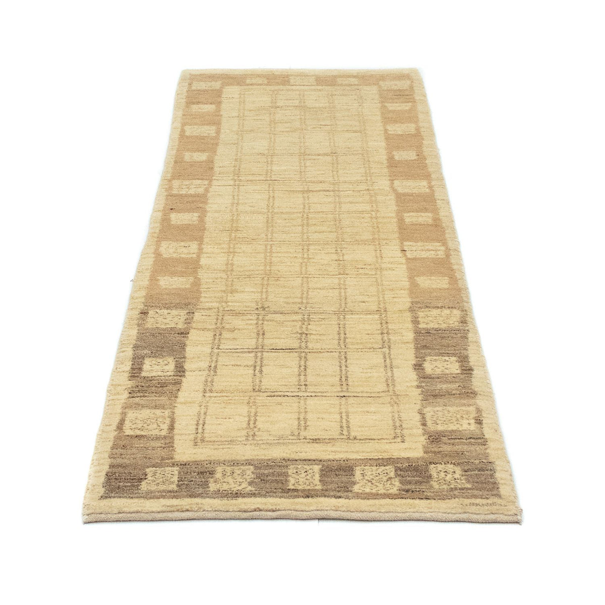 Tappeto corsia Tappeto Gabbeh - Persero - 188 x 68 cm - beige