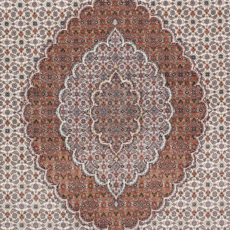 Tappeto Persero - Tabriz - 212 x 153 cm - marrone chiaro