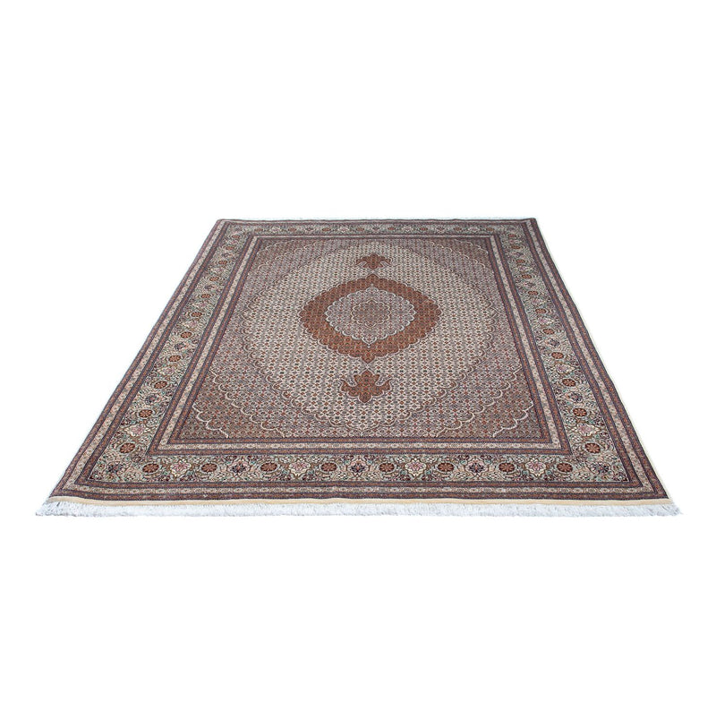 Tappeto Persero - Tabriz - 212 x 153 cm - marrone chiaro