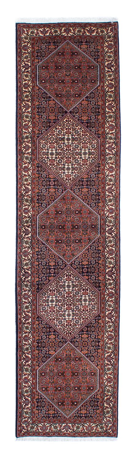 Tappeto corsia Tappeto Persero - Bidjar - 291 x 70 cm - blu scuro