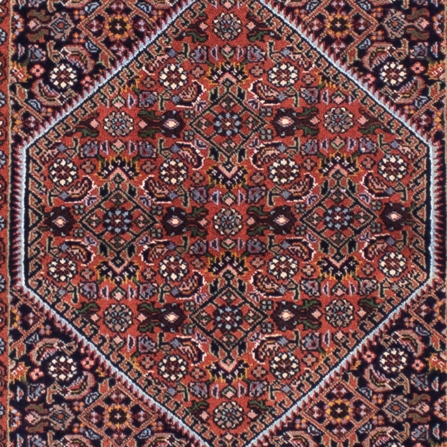 Tappeto corsia Tappeto Persero - Bidjar - 291 x 70 cm - blu scuro