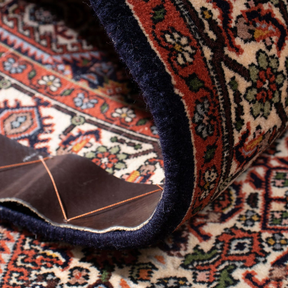 Tappeto corsia Tappeto Persero - Bidjar - 291 x 70 cm - blu scuro