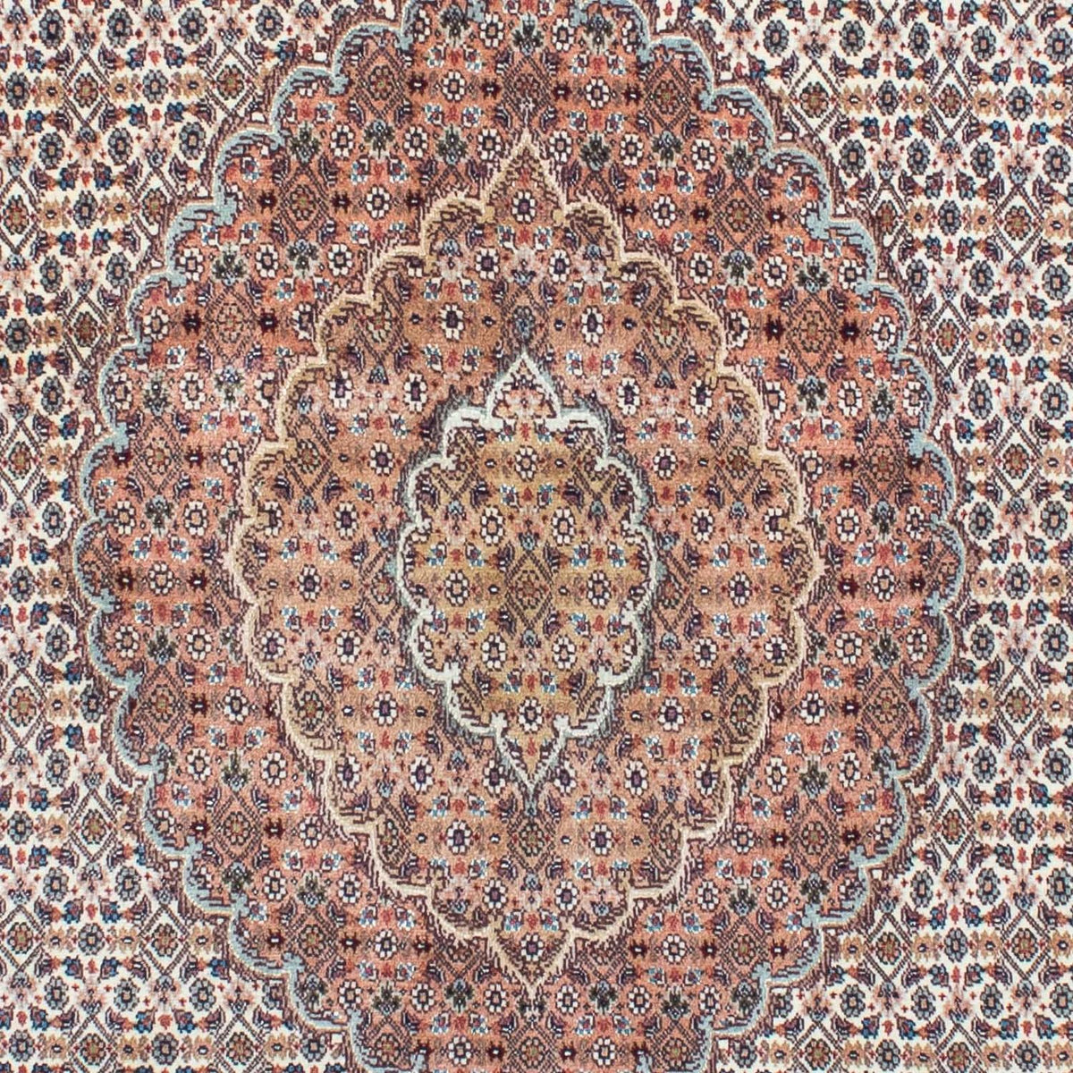 Tappeto Persero - Tabriz - 195 x 151 cm - marrone chiaro