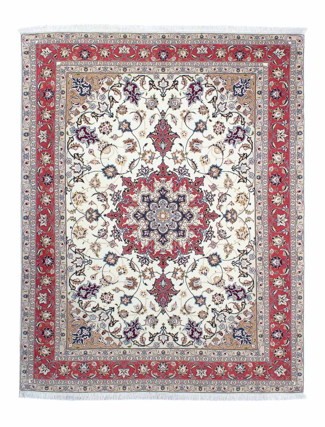 Tappeto Persero - Tabriz - Reale - 197 x 152 cm - beige