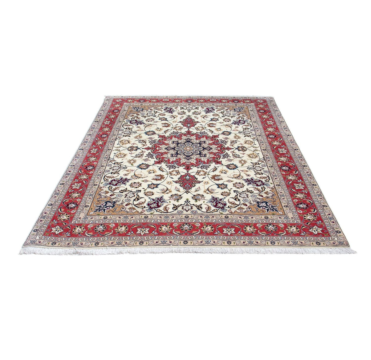 Tappeto Persero - Tabriz - Reale - 197 x 152 cm - beige