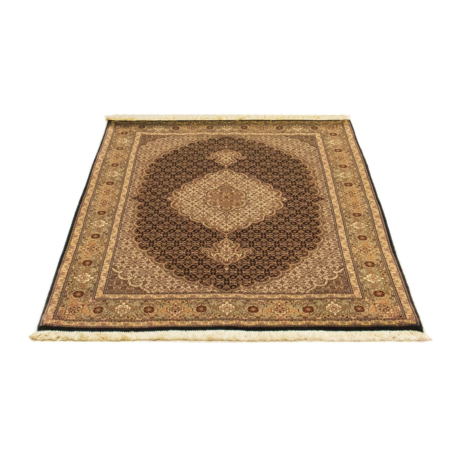 Tappeto Persero - Tabriz - 147 x 99 cm - nero